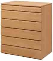 美品　桐箪笥　桐タンス　シンプル6段チェスト　着物収納　キャスター付 桐 洋風チェスト 6段 白木 桐タンス 日本製 約幅100cm （ 桐